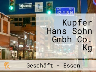 Kupfer Hans Sohn Gmbh Co. Kg