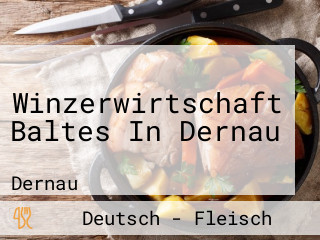 Winzerwirtschaft Baltes In Dernau