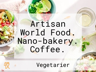 Artisan World Food. Nano-bakery. Coffee. Books. Spices