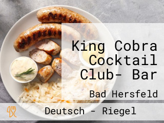 King Cobra Cocktail Club- Bar