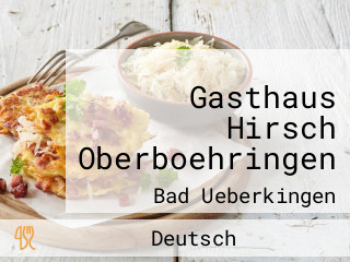Gasthaus Hirsch Oberboehringen