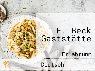 E. Beck Gaststätte