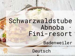 Schwarzwaldstube Abnoba · Fini-resort