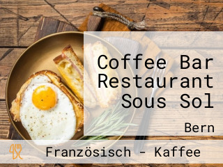 Coffee Bar Restaurant Sous Sol