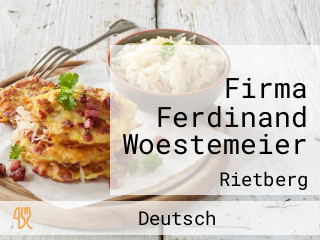 Firma Ferdinand Woestemeier