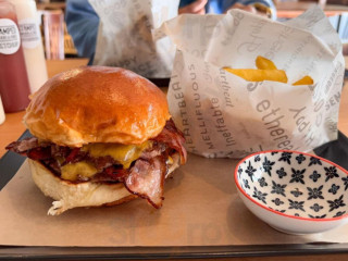 Stamped Burgers Fries