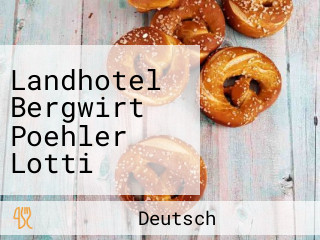 Landhotel Bergwirt Poehler Lotti Juergens Auf Der Haar