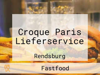 Croque Paris Lieferservice