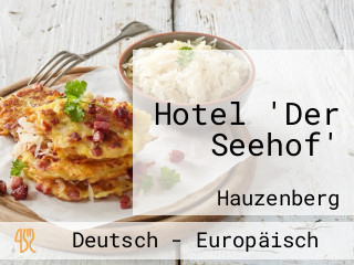Hotel 'Der Seehof'