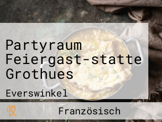 Partyraum Feiergast-statte Grothues