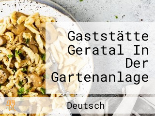 Gaststätte Geratal In Der Gartenanlage