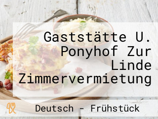 Gaststätte U. Ponyhof Zur Linde Zimmervermietung