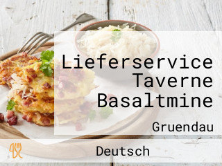 Lieferservice Taverne Basaltmine