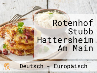 Rotenhof Stubb Hattersheim Am Main