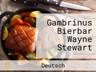 Gambrinus Bierbar Wayne Stewart