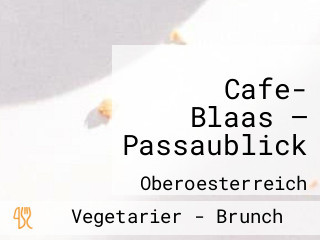 Cafe- Blaas — Passaublick