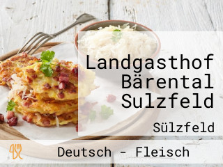 Landgasthof Bärental Sulzfeld