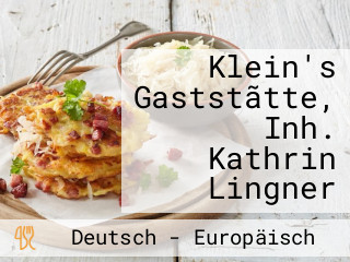 Klein's Gaststãtte, Inh. Kathrin Lingner