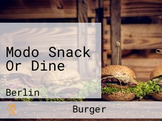 Modo Snack Or Dine