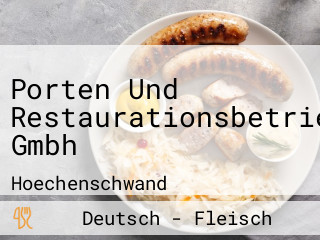 Porten Und Restaurationsbetriebe Gmbh