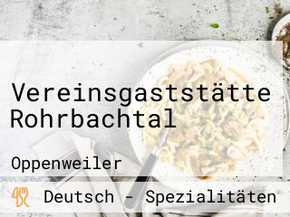 Vereinsgaststätte Rohrbachtal