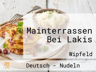 Mainterrassen Bei Lakis