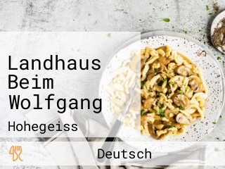 Landhaus Beim Wolfgang