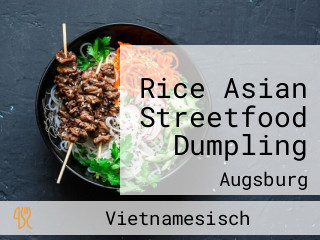 Rice Asian Streetfood Dumpling