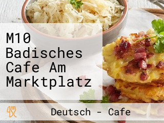 M10 Badisches Cafe Am Marktplatz