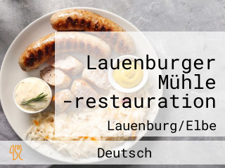 Lauenburger Mühle -restauration