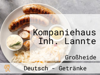 Kompaniehaus Inh. Lannte