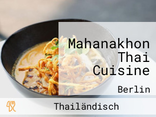 Mahanakhon Thai Cuisine