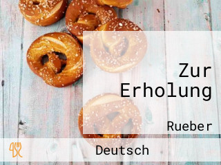 Zur Erholung