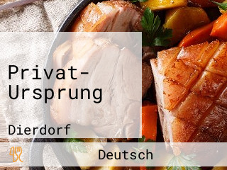 Privat- Ursprung