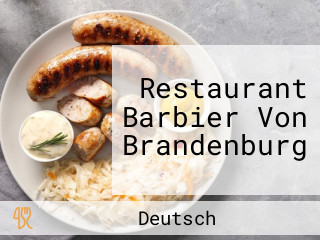 Restaurant Barbier Von Brandenburg