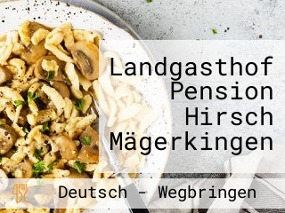 Landgasthof Pension Hirsch Mägerkingen