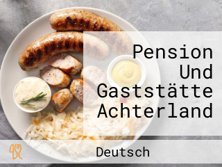 Pension Und Gaststätte Achterland