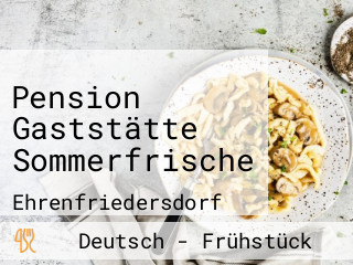 Pension Gaststätte Sommerfrische