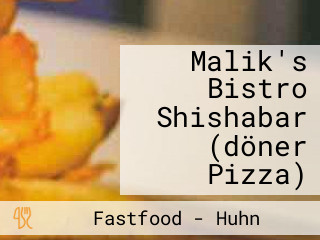 Malik's Bistro Shishabar (döner Pizza)