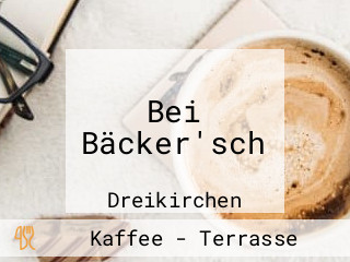 Bei Bäcker'sch