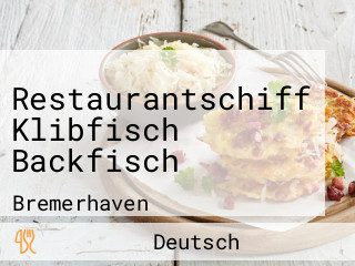 Restaurantschiff Klibfisch Backfisch