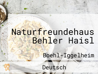 Naturfreundehaus Behler Haisl