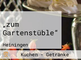 „zum Gartenstüble“