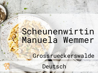 Scheunenwirtin Manuela Wemmer