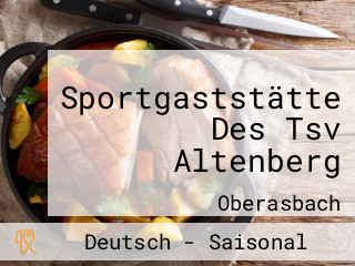 Sportgaststätte Des Tsv Altenberg