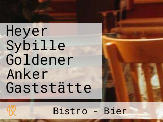 Heyer Sybille Goldener Anker Gaststätte