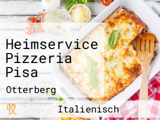 Heimservice Pizzeria Pisa