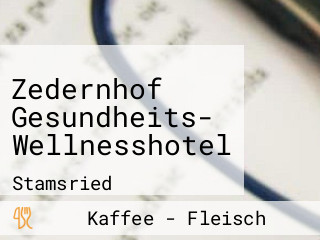 Zedernhof Gesundheits- Wellnesshotel