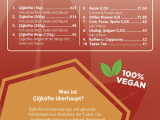 Oses Cigkofte Vegan Essen