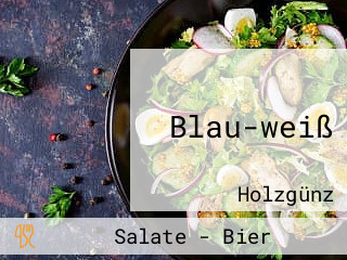 Blau-weiß